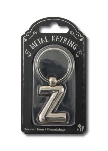SILVER LETTER KEYRING - BRELOK DO KLUCZY LITERA Z