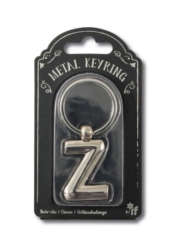 Silver Letter Keyring - brelok do kluczy litera Z