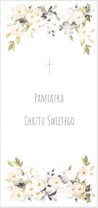 KARNET CHRZEST DL C26 - PAMIĄTKA CHRZTU ŚWIĘTEGO