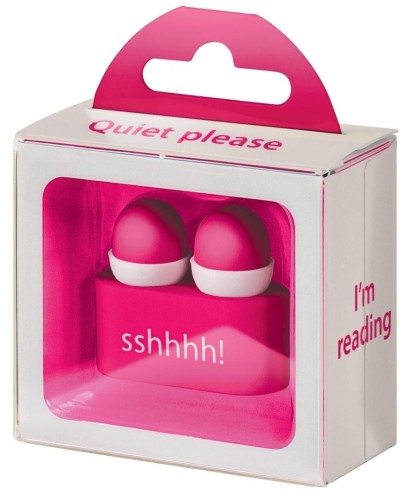 Ear Plugs - zatyczki do uszu w etui - różowe, IF