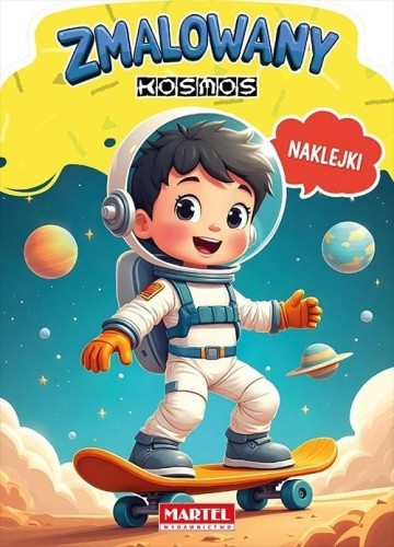 Zmalowany kosmos z naklejkami, Agata Niemirska