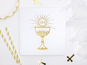 KSIĘGA GOŚCI KOMUNIJNYCH 20,5X20,5CM