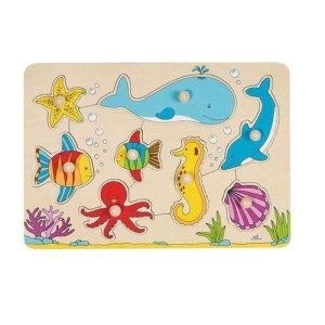 UKŁADANKA Z UCHWYTAMI PODWODNY ŚWIAT, GOKI