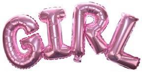 BALON FOLIOWY NAPIS GIRL