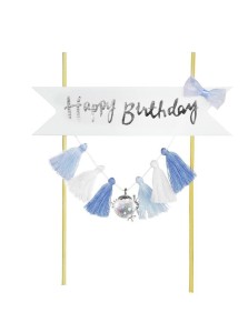 PIKER HAPPY BIRTHDAY NIEBIESKI