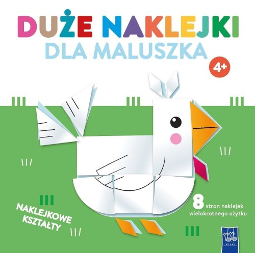 Duże naklejki dla maluszka 4+ Kurka
