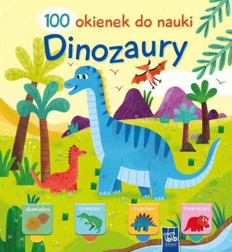 100 okienek do nauki. Dinozaury, praca zbiorowa