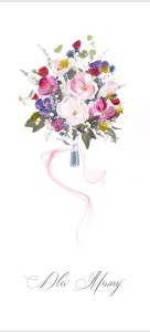 KARNET DZIEŃ MATKI DL M06 - BUKIET KWIATÓW