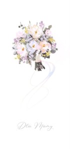 KARNET DZIEŃ MATKI DL M08 - BUKIET KWIATÓW