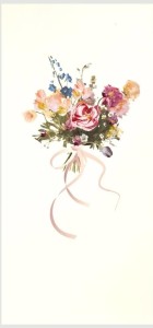 KARNET KWIATY DL N12 - BUKIET KWIATÓW