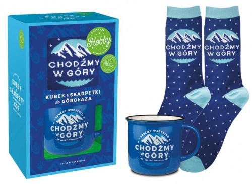 Zestaw kubek + skarpetki Góry, Pan Dragon