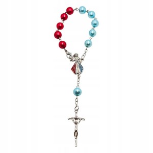 RÓŻANIEC DO SAMOCHODU JEZU UFAM TOBIE SZKLANY