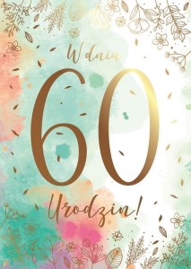 KARNET B6 PR-108 URODZINY 60