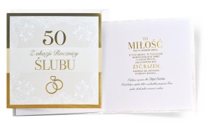 KARNET PRIMUS ROCZNICA ŚLUBU 50