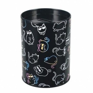 SKARBONKA METALOWA OKRĄGŁA KITTY HOLOGRAF, STARPAK