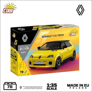 RENAULT 5 E-TECH YELLOW, COBI