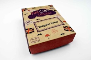FUN CARD ENGLISH IRREGULAR VERBS CREATIVO