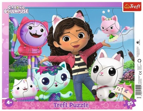 Puzzle ramkowe 25 Poznaj Gabi TREFL, Trefl