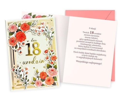 Karnet Urodziny 18