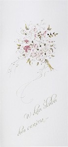 KARNET ŚLUB DL S07 - BUKIET