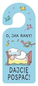 ZAWIESZKA NA KLAMKĘ DAJCIE POSPAĆ, HENRY