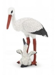 BOCIAN Z MŁODYM, PAPO