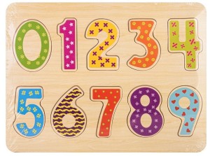 UKŁADANKA DREWNO - CYFRY, DAFFI