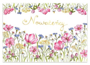 KARNET A5 ŚLUB POLNE KWIATY