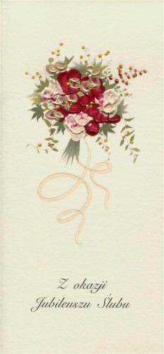 Karnet Rocznica DL J03 - Bukiet