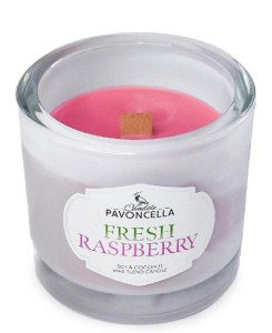 ŚWIECZKA SOJOWA FRESH RASPBERRY BIAŁA 170G