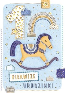 KARNET A5 URODZINY ROCZEK CHŁOPIEC - KONIK