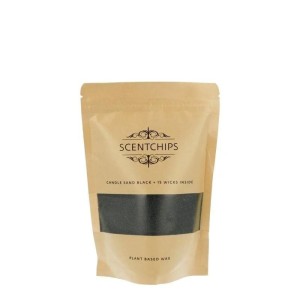 ŚWIECA SYPANA 250GR WOSK PERŁOWY CZARNY