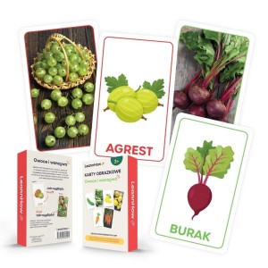 KARTY OBRAZKOWE - OWOCE I WARZYWA