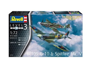 SAMOLOT 1:72 ME BF-109G-10 & SPITFIRE MK.V