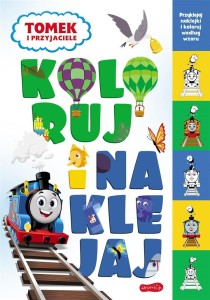 TOMEK I PRZYJACIELE. KOLORUJ I NAKLEJAJ 2