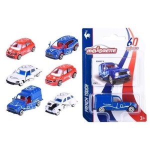 MAJORETTE FRENCH TOUCH PREMIUM CARS 6 RODZAJÓW
