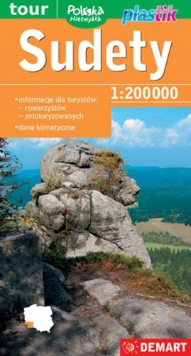 Mapa - Sudety 1:200 000, opracowanie zbiorowe