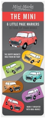 Zakładki magnetyczne auta - Mini Cooper 6szt, IF