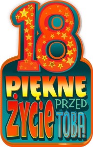 KARTKA OKOLICZNOŚCIOWA URODZINY 18