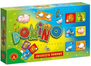 DOMINO OBRAZKOWE ZWIERZĘTA DOMOWE ALEX, ALEXANDER