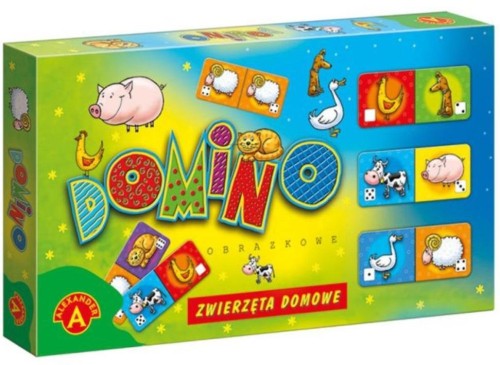 Domino obrazkowe Zwierzęta domowe ALEX, Alexander