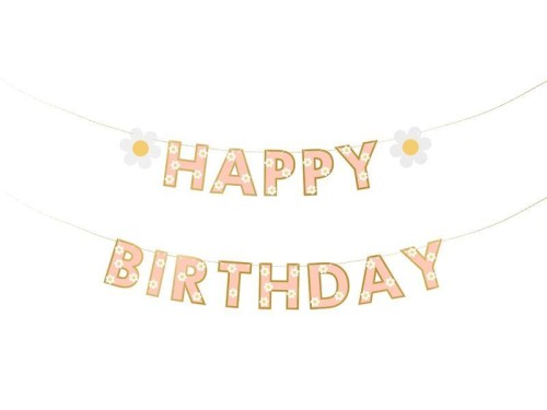 Baner Happy Birthday 200x14.5cm