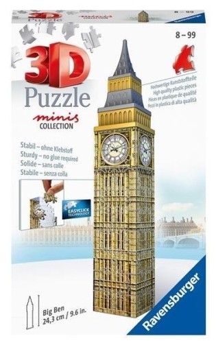 Puzzle 3D 54 Mini budynki: Big Ben, Ravensburger