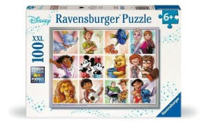 PUZZLE XXL 100 DISNEY POSTACIE, RAVENSBURGER