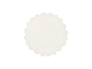 PODKŁADKI POD TALERZE BIAŁY OK. 35,5CM 50SZT