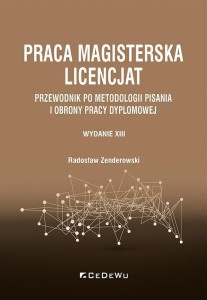 PRACA MAGISTERSKA. LICENCJAT W.13