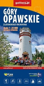 MAPA - GÓRY OPAWSKIE 1:25 000, PRACA ZBIOROWA