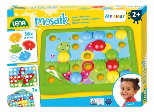 Mozaika guzikowa mozaikowa, duże elementy, Lena