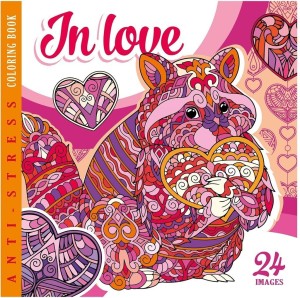 KOLOROWANKA ANTYSTRES 200X200 MIŁOŚĆ IN LOVE