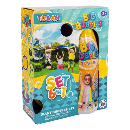 Bańki mydlane duże 6w1, Tuban